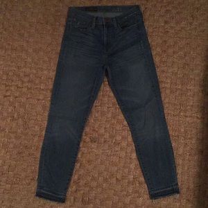 Jcrew 9 inch crop jeans